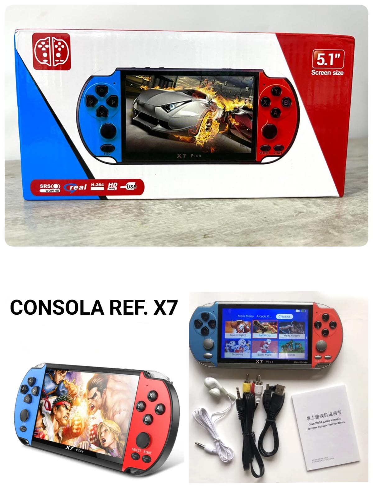 CONSOLA X7 PLUS