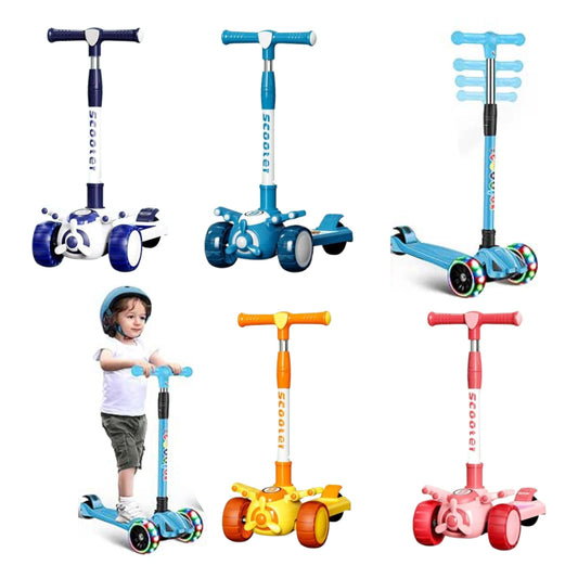 Monopatín Scooter Musical Luz Avion Niño